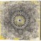 Gray Concentric Mandala by Danhui Nai - 24x24 Canvas Art Print
